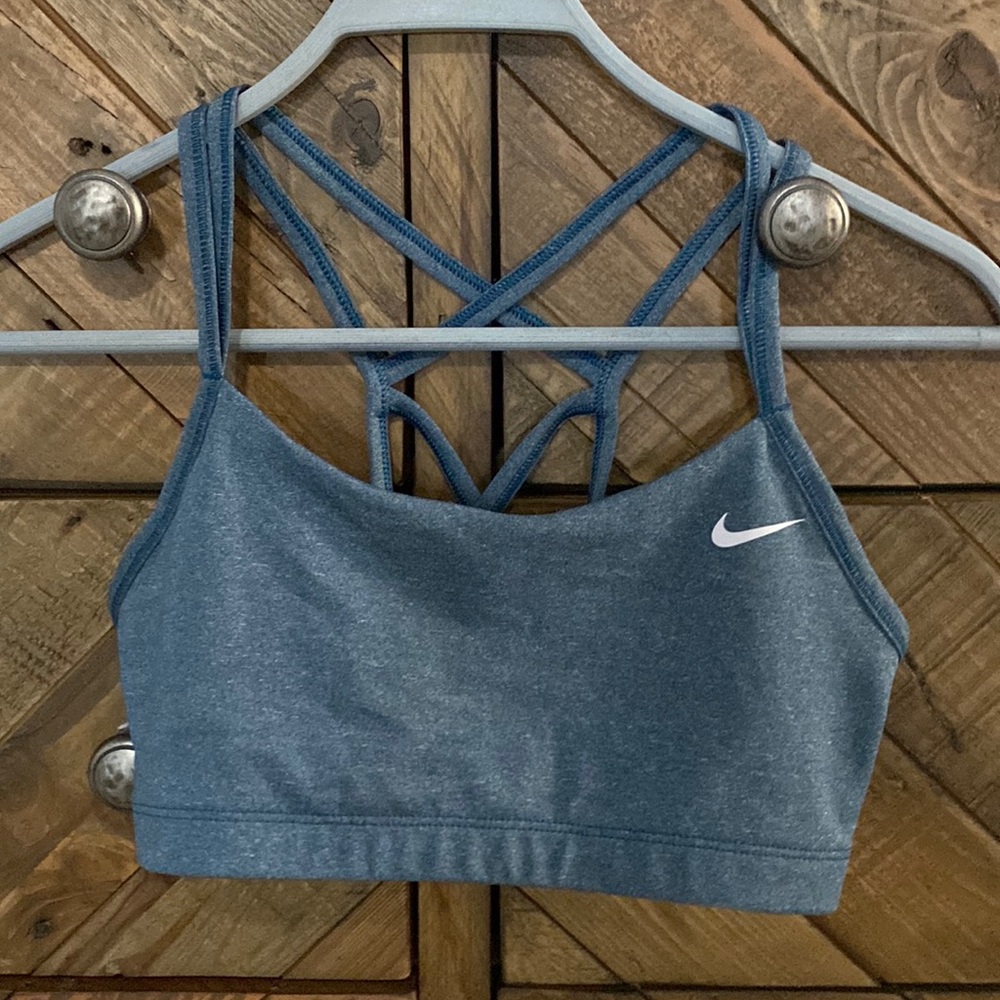 Vintage blue Nike sports bra